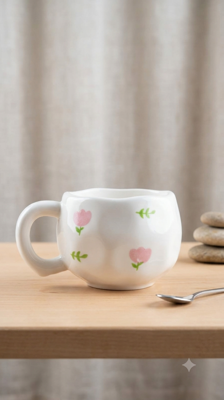 hand painted ceramic mug hand painted ceramic mug
