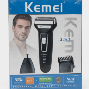 kemei 3 in 1 multi function men's grooming kit model km 6558