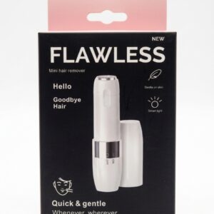 flawless mini hair remover for women portable facial hair remover electric eyebrow trimmer painless hair removal device with smart light gentle skin safe razor lip chin peach fuzz remover