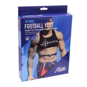 premium football vest shaper for men & youth – lightweight neoprene sports training jersey, breathable, muscle support, sweat absorbing, loose fit design for football, basketball, running, cycling, mountaineering
